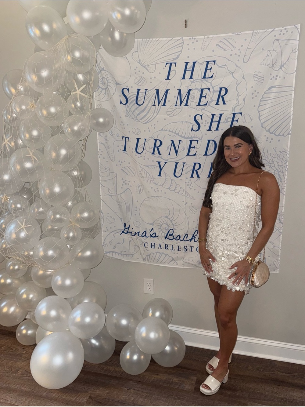 Shell Strapless Dress - Picture 2 of 6